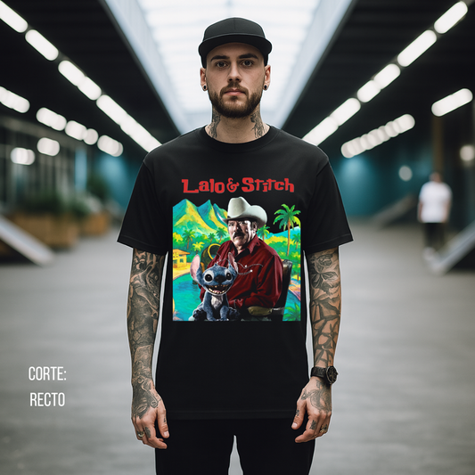 Playera Lalo y Stitch