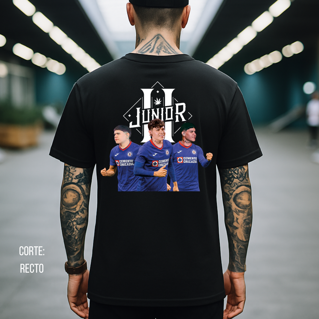 Playera Junior H x Cruz Azul