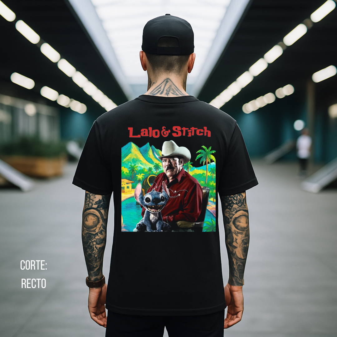 Playera Lalo y Stitch