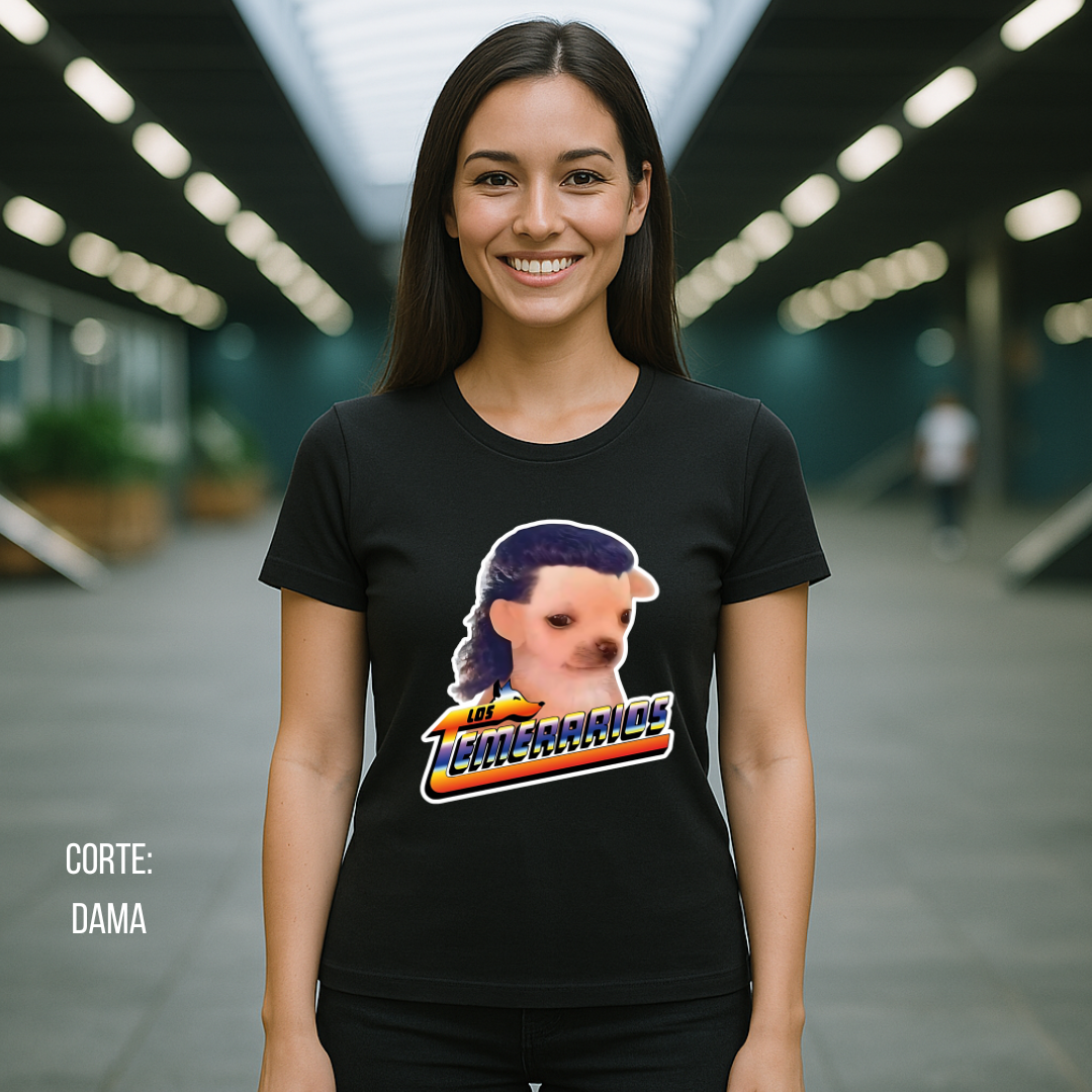 Playera perrito temerario