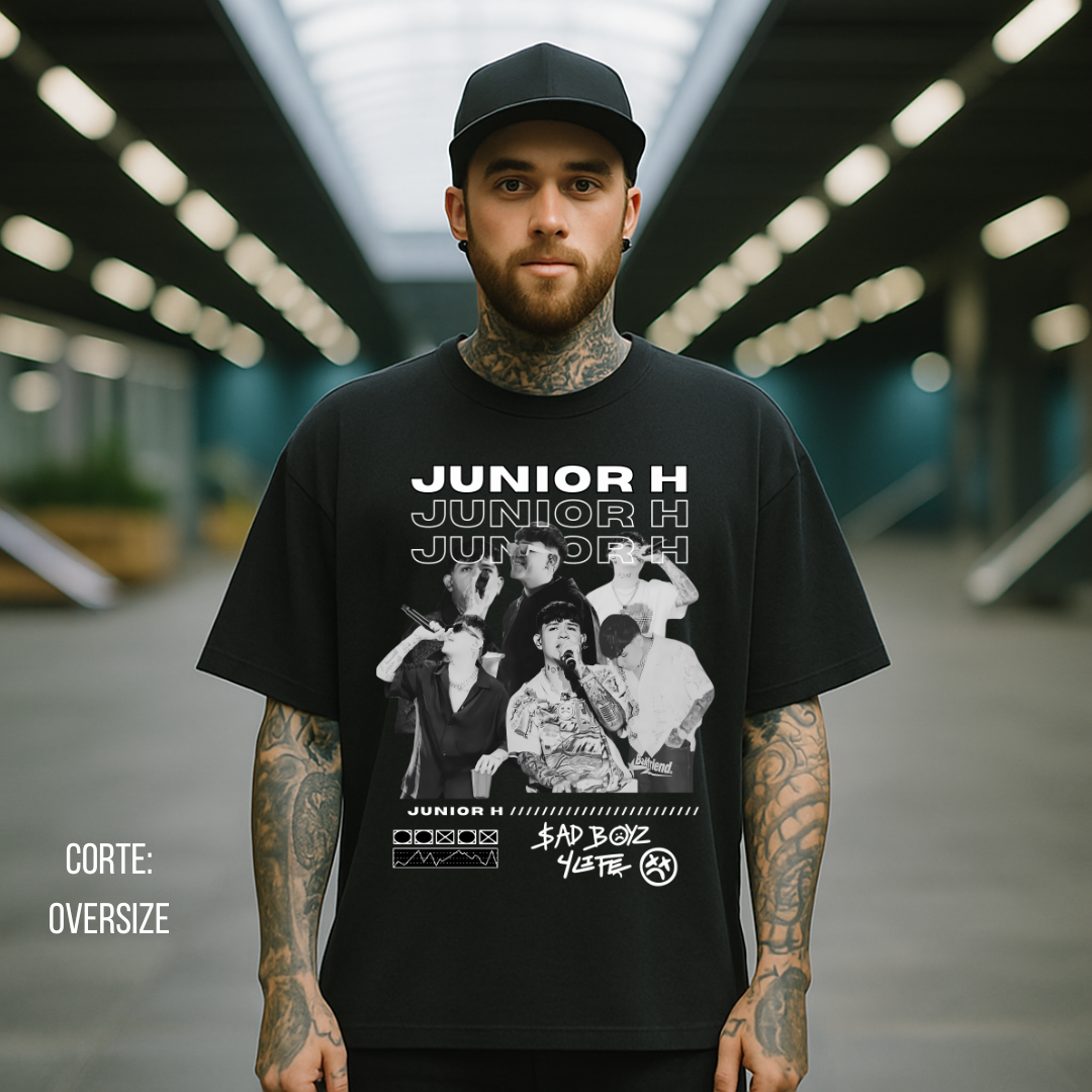 Camiseta Junior H – Lleva el estilo de los corridos tumbados