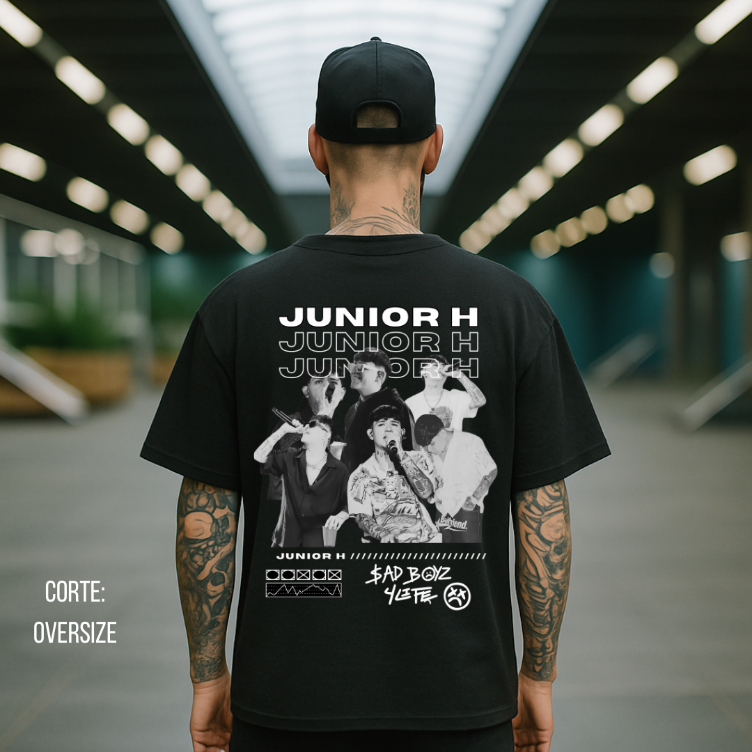 Camiseta Junior H – Lleva el estilo de los corridos tumbados