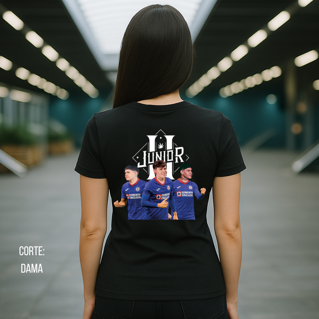 Playera Junior H x Cruz Azul