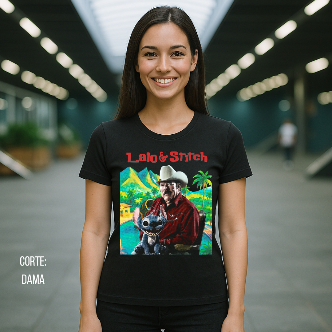 Playera Lalo y Stitch