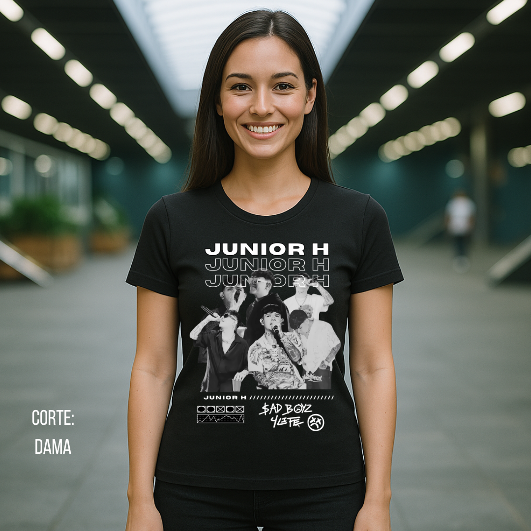 Camiseta Junior H – Lleva el estilo de los corridos tumbados