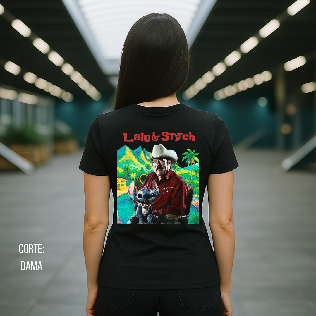 Playera Lalo y Stitch
