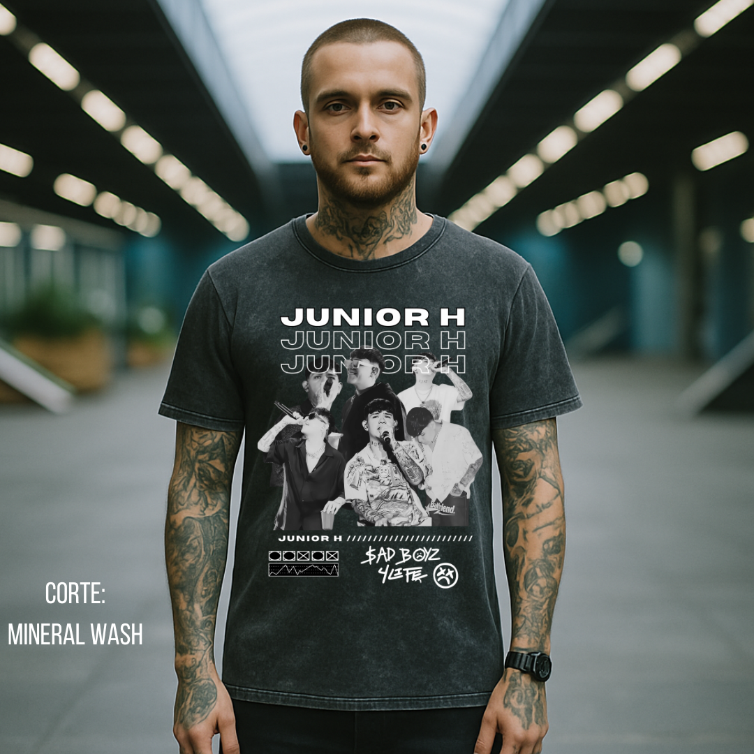Camiseta Junior H – Lleva el estilo de los corridos tumbados