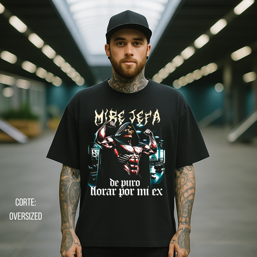 Playera Calacas Chidas - Mire jefa de puro llorar por mi EX